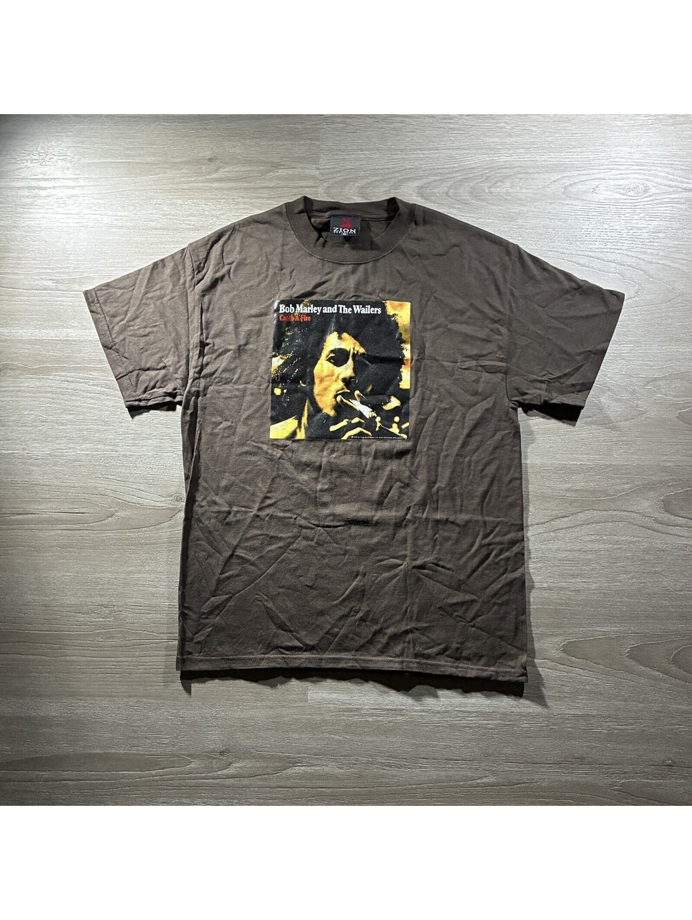 Vintage Men’s M Y2K Bob Marley & The Wailers "Catch A Fire" Graphic Tee Reggae